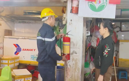 Siết an toàn phòng cháy tại các chợ dịp cuối năm