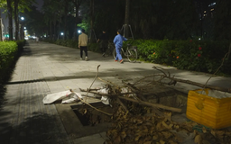 Miệng cống mất nắp tiềm ẩn nguy cơ gây tai nạn