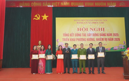Đảng bộ xã Phúc Lộc chú trọng công tác xây dựng Đảng