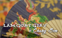 Làm quạt giấy ở Chàng Sơn | Nhịp sống Hà Nội | 25/12/2025