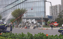 Tổng duyệt diễn tập phương án ứng phó cháy nổ năm 2025