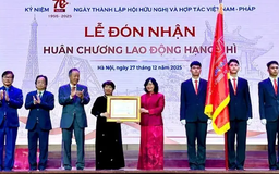 Hội Hữu nghị và Hợp tác Việt Nam - Pháp nhận huân chương