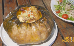 Gà tiềm bí đỏ