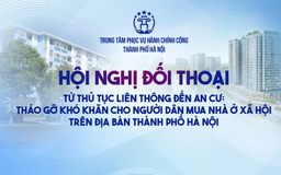 Hội nghị đối thoại 'Từ thủ tục liên thông đến an cư'