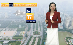 Dự báo thời tiết sáng | 04/12/2025