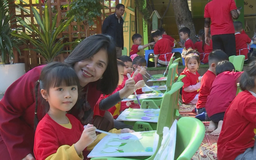 Lễ hội sắc màu giúp trẻ thoả sức sáng tạo