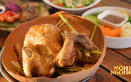 Gà nướng đập niêu