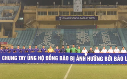HLV, cầu thủ CLB Hà Nội ủng hộ đồng bào vùng lũ