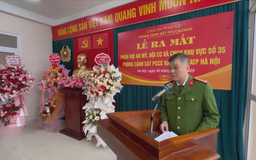 Ra mắt Phân đội Chữa cháy và CNCH An Mỹ