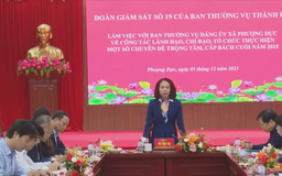 Đoàn giám sát Thành ủy làm việc tại Phượng Dực và Đại Xuyên