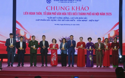 Liên hoan 'Thôn, Tổ dân phố văn hóa tiêu biểu' thành phố