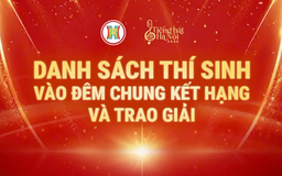 Danh sách thí sinh vào Đêm chung kết Tiếng hát Hà Nội 2025