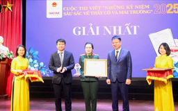 Trao giải cuộc thi viết về thầy cô và mái trường
