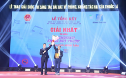 Trao giải sáng tác bài hát phòng chống tác hại thuốc lá
