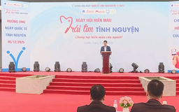 Ngày hội hiến máu 'Trái tim tình nguyện'
