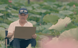 Sen trên giấy Dó