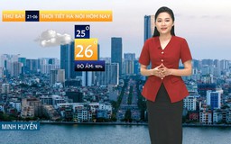 Dự báo thời tiết sáng | 21/06/2025
