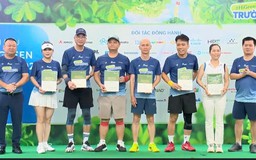 Sôi động giải Pickleball gây quỹ trồng cây xanh ở Trường Sa