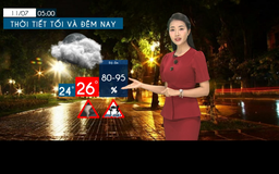 Dự báo thời tiết tối | 10/07/2025
