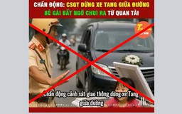 Clip 'CSGT dừng xe tang, bé gái chui ra từ quan tài' là sai sự thật