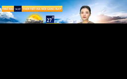 Dự báo thời tiết trưa | 14/07/2025