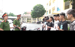 Tạm giữ hình sự 11 thanh, thiếu niên gây rối trật tự