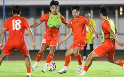 U23 Việt Nam nâng khối lượng tập luyện