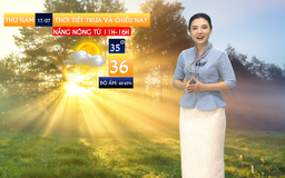 Dự báo thời tiết trưa | 17/07/2025