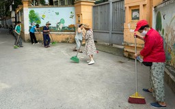 Phường Vĩnh Hưng ra quân làm sạch môi trường, đô thị