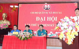 Xã Hòa Xá: 100% chi, đảng bộ tổ chức Đại hội