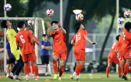 U23 Việt Nam chuẩn bị cho trận bán kết với Philippines