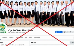 Cảnh báo mạo danh Cục An toàn thực phẩm trên Facebook