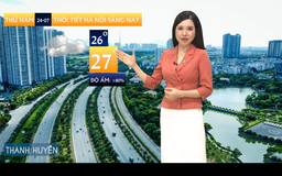 Dự báo thời tiết sáng | 24/07/2025