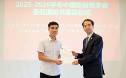Trung Quốc trao học bổng Chính phủ cho 34 sinh viên Việt Nam
