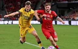 Liverpool nhận thất bại trong trận giao hữu với AC Milan