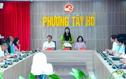 Cử tri phường Phú Thượng kiến nghị về vệ sinh môi trường