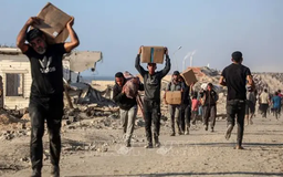 Tăng cường hàng viện trợ vào Gaza bằng đường hàng không