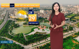 Dự báo thời tiết sáng | 31/07/2025