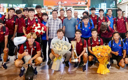 U23 Việt Nam về nước trong sự chào đón của người hâm mộ