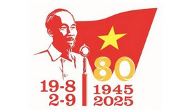Mẫu logo chính thức cho các hoạt động kỷ niệm 80 năm Cách mạng tháng Tám, Quốc khánh