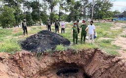 Xử lý nghiêm hành vi chôn thải trái phép ra môi trường