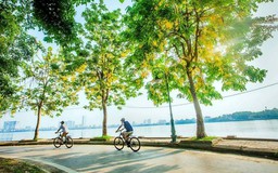 Buổi sáng ở Hồ Tây