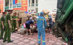 Hà Nội tiêu hủy 25 tấn thực phẩm bẩn tại La Phù