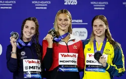 Summer Mcintosh đi vào lịch sử Canada ở giải bơi VĐTG