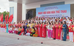 450 vận động viên dự Ngày hội Thể thao xã Thuận An