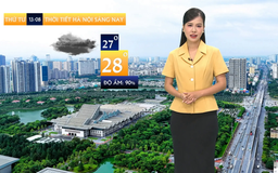 Dự báo thời tiết sáng | 13/08/2025
