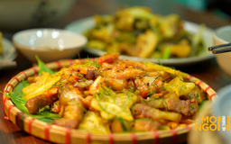 Tôm đồng rang khế