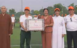 Khối đại đoàn kết toàn dân tộc tập luyện cho Đại lễ