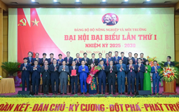 Đại hội Đảng bộ Bộ Nông nghiệp và Môi trường lần thứ I
