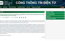 Đà Lạt Valley bị phạt vì vi phạm công bố thông tin